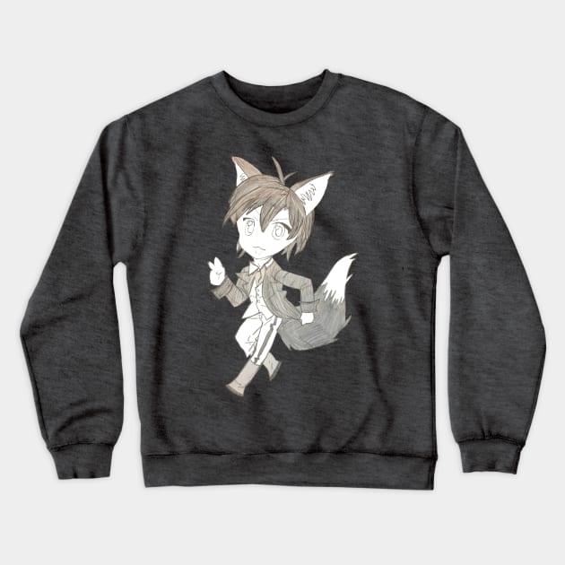 Chibi Fox Boy Crewneck Sweatshirt by CBCHIBI